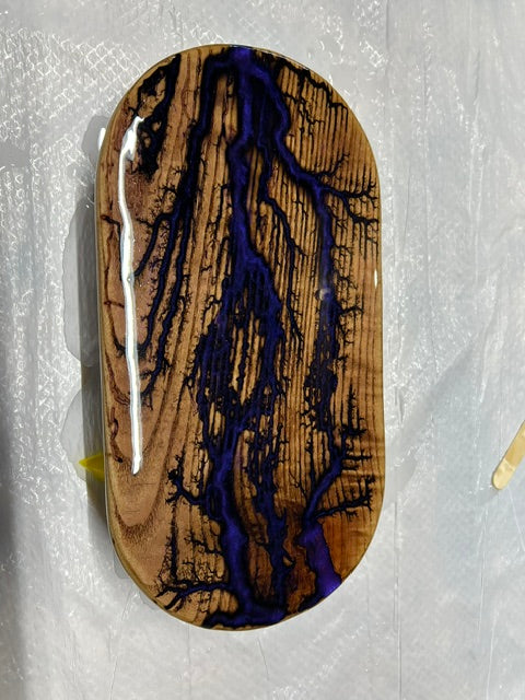 Fractal Burned Cutting Boards