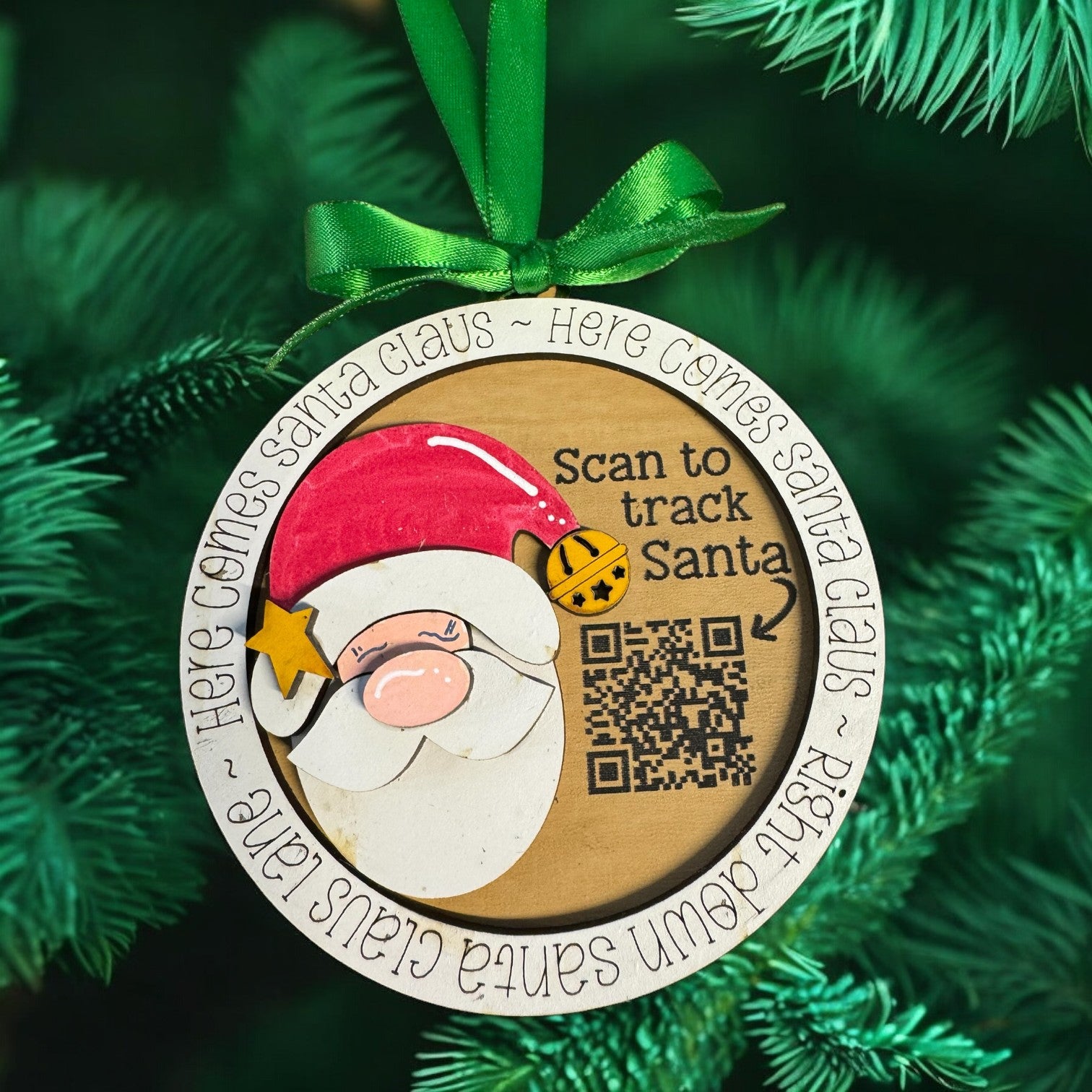 Santa tracker Ornament