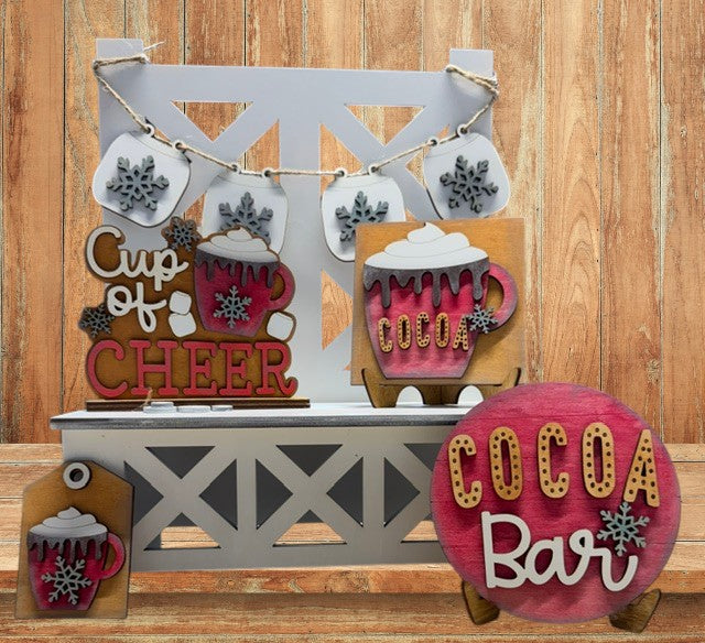 Cocoa Bar Bench Set