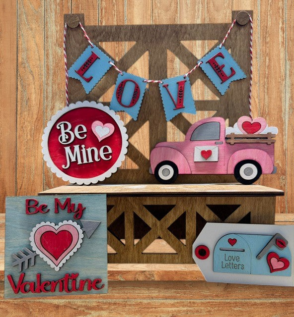 Be My Valentine Bench Set