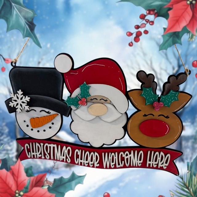 Christmas Cheer Door Hanger
