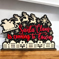 Santa Coming to Town shelf setter