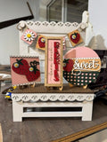 Strawbarry Bench set