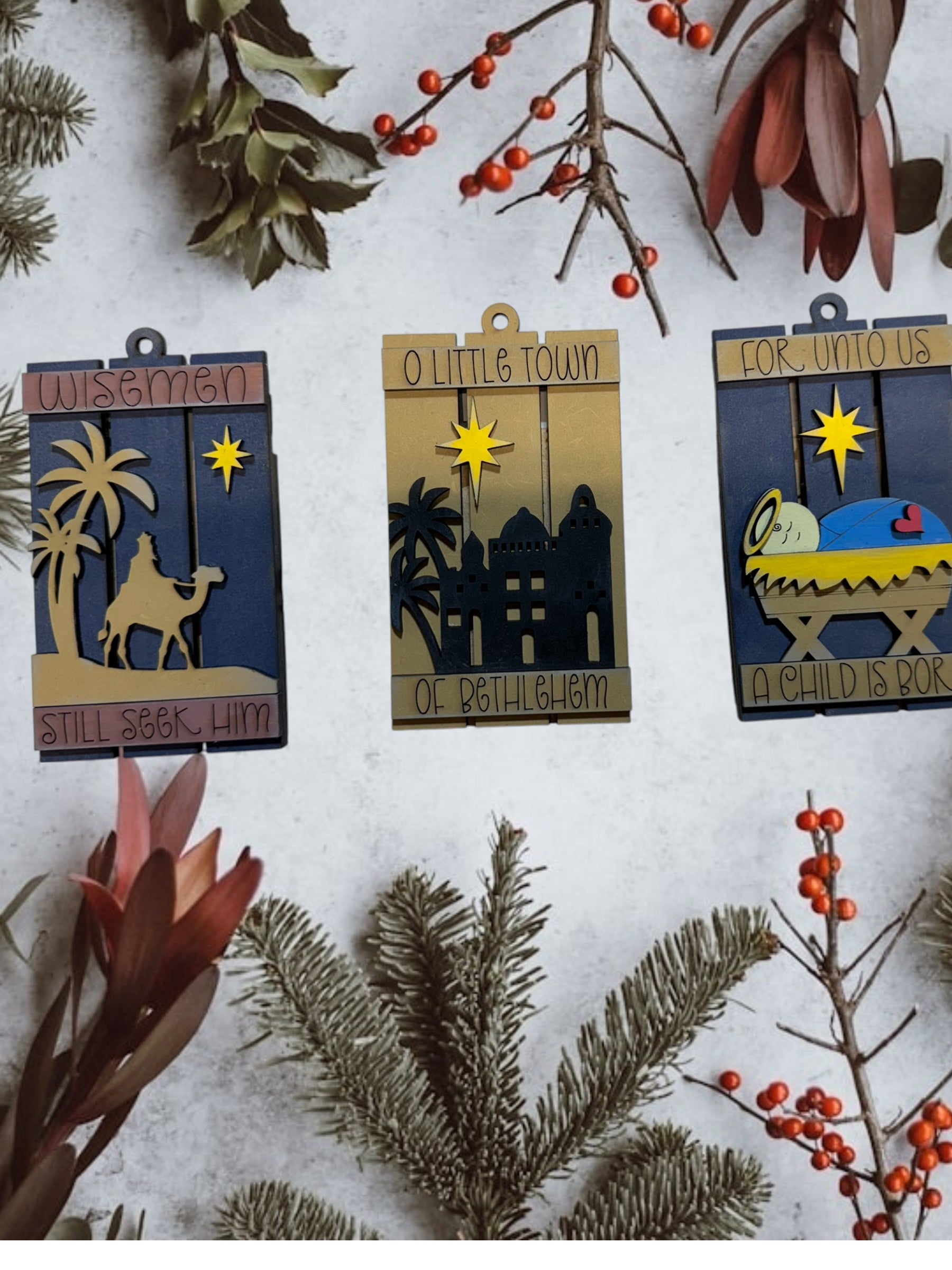 Wiseman Ornaments