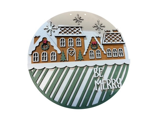 Be Merry Door Hanger