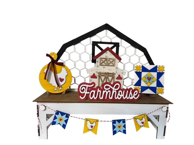 Farmhouse Bench Set