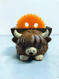 Highland Cow Scrub Daddy Holder