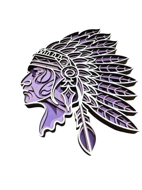 Layerd indain head