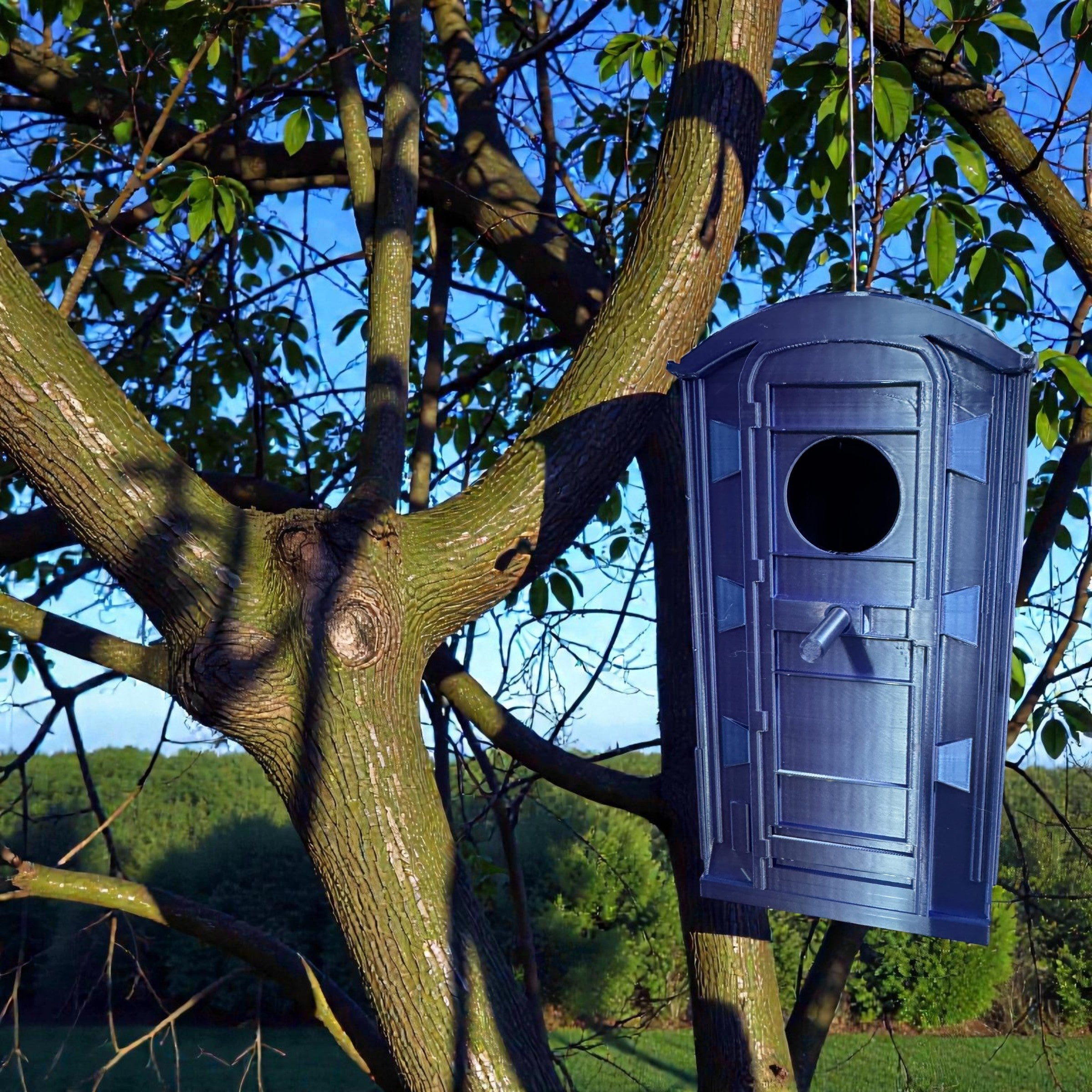 3d Johnny on the spot birdhouse