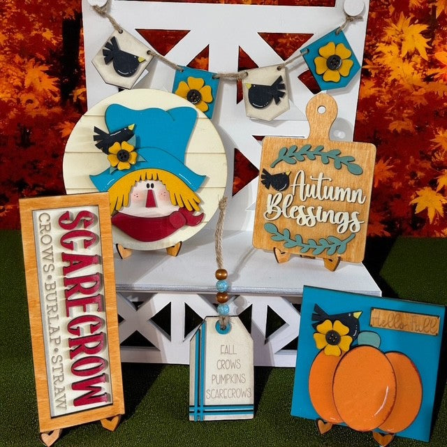 Scarecrow Bench set